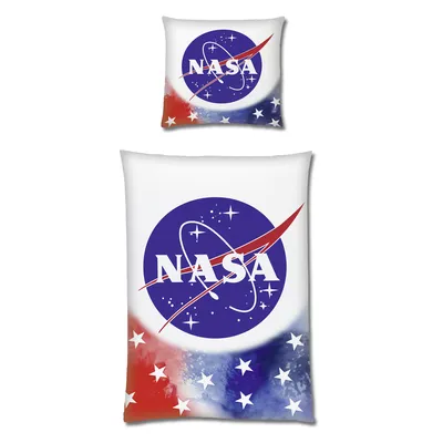 Produktbild von NASA Stars & Stripes Glow in The Dark Bettwäsche Linon / Renforcé