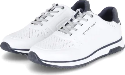 Produktbild von Tom Tailor Herren Low Sneaker Weiß Synthetik Größe: 40