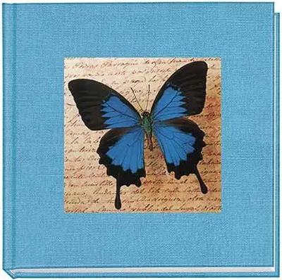Produktbild von Veloflex  - Gästebuch Fantasy, 144 Seiten, hellblau - Schmetterling