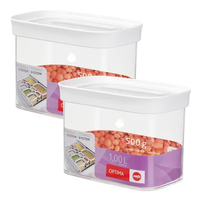 Produktbild von Emsa Optima Trockenvorratsdose 1L (2er Set)