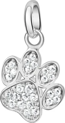 Produktbild von V Anhänger 925/- Sterling Silber 1,7cm weiß Zirkonia 371240697R