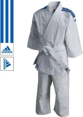 Produktbild von Judoanzug Evolution für Kinder weiß/blau 100/110