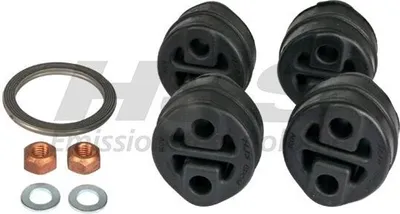 Produktbild von HJS 82 44 9004 Montagesatz Auspuffanlage Abgasanlage für MAZDA CX-5 (KE, GH) 6 Kombi (GJ, GL) 3 Schrägheck (BM, BN) CX-5 (KF) 6 Limousine (GJ, GL)