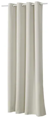 Produktbild von Polyester Verdunkelungsgardine - 135 x 225 cm, Beige. Thermisch isolierend und schallabsorbierend