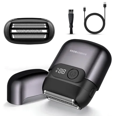 Produktbild von BarberBoss Kompakter Rasierer Herren, Elektrischer Folienrasierer Elektrorasiere