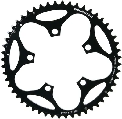 Produktbild von Stronglight Kettenblatt Schwarz Lochk Reis 110Mm 52 Z