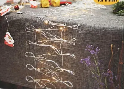 Produktbild von Weihnachtskette mit 50 LEDs, Tischläufer