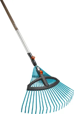 Produktbild von combisystem-Verstellbesen (türkis/holz, 35 - 52cm)