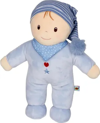 Produktbild von Coppenrath Verlag GmbH & Co.KG Schmusepuppe, hellblau - BabyGlück 1