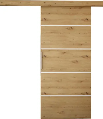 Produktbild von MIRJAN24 Schwebetür Rubi III, Stilvoll Zimmertür, Praktisch Wohnzimmer Tür vom Hersteller (Farbe: Artisan Eiche)