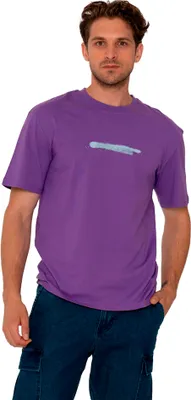 Image de Jack & Jones Spray Embo t-shirt à manches courtes violet M homme violet M