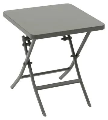 Produktbild von Beistelltisch/gartentisch Oase - Metall - grun - 40 x 40 x 45 cm - Outdoor - klappbar