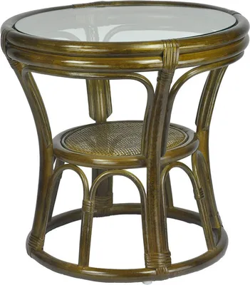 Produktbild von RattaNeo Coral s216 Couchtisch Olive Rattan Natur