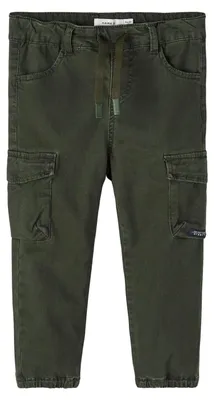 Produktbild von NAME IT Jungen Cargo Jeans Hose Twill Jogger Pants mit Gummizug NMMBEN Größe: