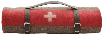 Produktbild von Original Eskimo Schweizer Armeedecke mit Tragegurt.