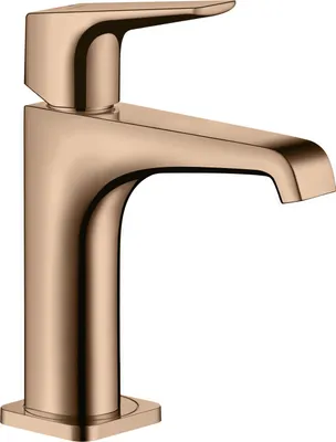 Immagine prodotto di hansgrohe AXOR Citterio E mitigeur monocommande de lavabo 125 avec béqu'ille sans garniture de vidage, 36111300, 36111300