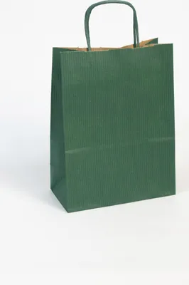 Produktbild von Clairefontaine Packung 25 Taschen Kraft glatt 110g, 16x8x21cm, grün Grün 395610C
