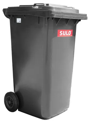 Produktbild von SULO Müllgroßbehälter Mülltonne Mülleimer Abfalltonne Tonne Schwarz 240l 1052256