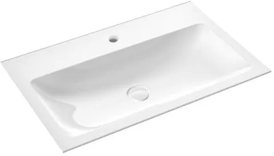Zdjęcie produktu dla EMCO Emco ASIS umywalka dla gości 811x522mm, biała z 1 otworem na baterię