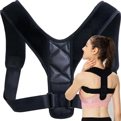 Image de Corrector orthopédique de posture – Corrector dorsal pour une posture saine et un soulagement de la douleur, conception ergonomique, réglable pour hommes et femmes Retoo