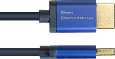 Produktbild von Good Connections 4521-SF010B - 1 m - HDMI Typ A (Standard) - HDMI Typ A (Standard) - 38,4 Gbit/s - Blau