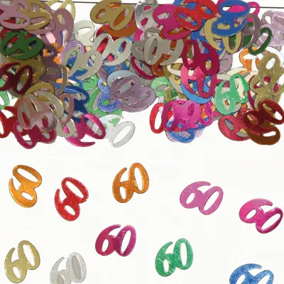 Produktbild von Folat 05317, Loses Konfetti, Mehrfarbig, Anzahl, Geburtstag, 80 mm, 20 mm