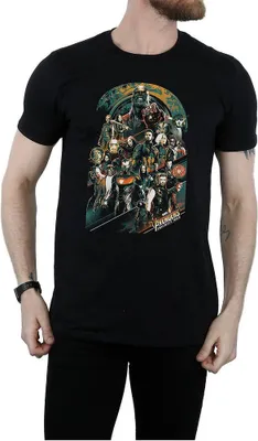 Produktbild von Avengers Infinity War - T-Shirt für Herren BI883 (S) (Schwarz)