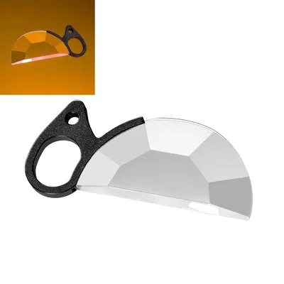 Produktbild von Prisma Fotografie 80mm Handheld Halbkreis Spezielle Effekte Kamera Objektiv Filter Optische Glas Prisma Mehrere Brechungen FX Video SLR Kamera Zubehör