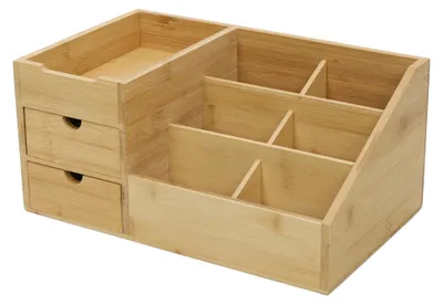 Zdjęcie produktu dla Bambusowy organizer z szaufladami SOLA