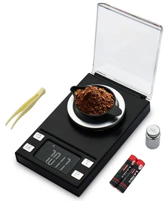Präzisionswaage 50 g / 0,001 g, Mini, mit Kalibriergewicht