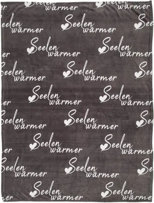 Produktbild von Graue Kuscheldecke, Seelenwärmer