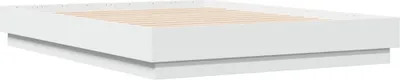Produktbild von Bettgestell Weiß 140x190 cm Holzwerkstoff