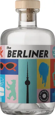 Produktbild von THE CITY GIN’S – Berliner Gin 0,5 l – Dry Gin mit 41 % Vol – urbane Botanicals & moderner Charakter – handcrafted Premium Gin - [Enthält Sulfite]