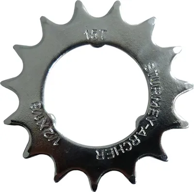 Produktbild von SunRace Steckkranz 15 Zähne, 1/2 x 1/8, flach