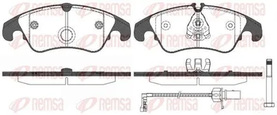 Produktbild von REMSA Bremsbeläge Satz Vorne Bremsklötze für AUDI A4 Avant (8K5, B8) 1304.31
