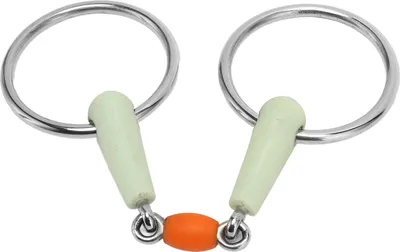 Imagen del producto de Bocado de acero inoxidable con sabor a manzana, profesional, para entrenamiento equino y equipo de equitación