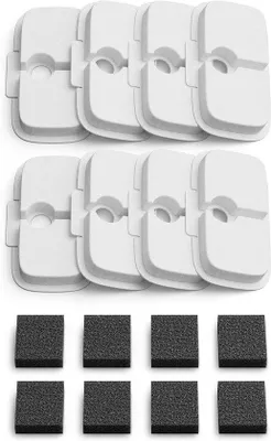 Produktbild von Verpackung mit 16 Ersatzfiltern für Katzenbrunnen, mit Vorfilterpads, kompatibel mit Dockstream-Katzenbrunnen, 2,5 Liter
