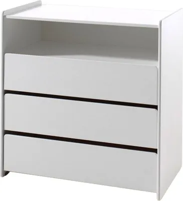 Produktbild von Kommode Karilynn 90x47x92 Schubladenkommode MDF Weiß