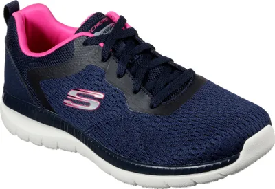Produktbild von Skechers Bountiful - Quick Path - Navy / Hot Pink Polyester Größe: 39 Normal