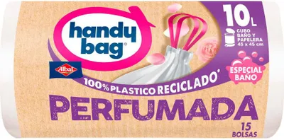 Image de Sacs Poubelle Salle De Bain 10l Handy Bag Praticité Et Hygiène Pour Petits Déchets - Handy Bag