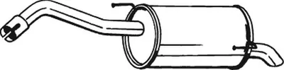 Produktbild von Bosal Endschalldämpfer  145-127