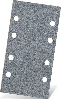Produktbild von MENZER Platinum Klett-Schleifblätter, 180 x 93 mm, 8-Loch, f. Schwingschleifer, Halbedelkorund (50 Stk.) K60