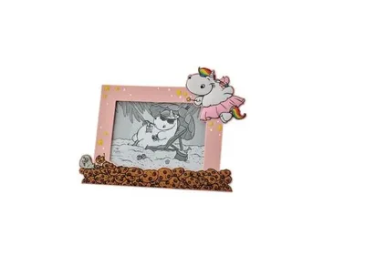 Produktbild von Pummeleinhorn Bilderrahmen 'Pummelfee' Fotorahmen rosa pink