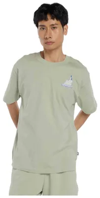Image de T-shirt New Balance Camiseta New Balance Cold Tub manga corta verde pour Uni