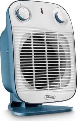 Produktbild von De'Longhi Tragbare elektrische Heizung 2000W blau mit IP21 Ventilator für Badezimmer