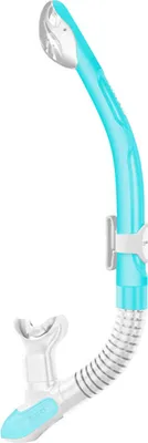Produktbild von Mares Schnorchel mit Ventil Ergo Dry, Farbe:aqua, Silikonfarbe:transparent