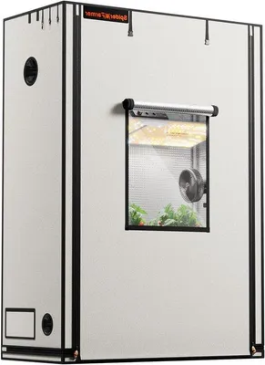 Productafbeelding van Grote kas voor planten, 70 x 140 x 200 cm - Ideaal voor binnenteelt, hydrocultuur en tuinieren