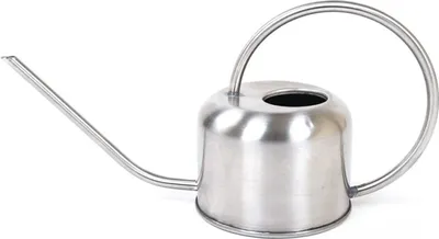 Produktbild von Edelstahl Gießkanne 0,8 Liter Blumengießkanne Wasserkanne Blumengießer Kanne