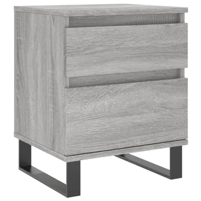 Immagine prodotto di vidaXL Comodino grigio Sonoma 40x35x50 cm in materiale derivato dal legno