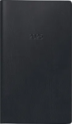 Produktbild von Glocken Taschenkalender "Faltkalender" 2025 schwarz